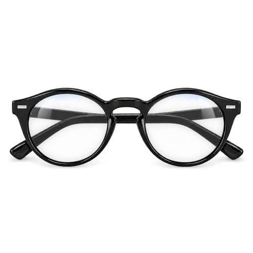 CHARLES BLUE LIGHT BLOCKERS Noir face